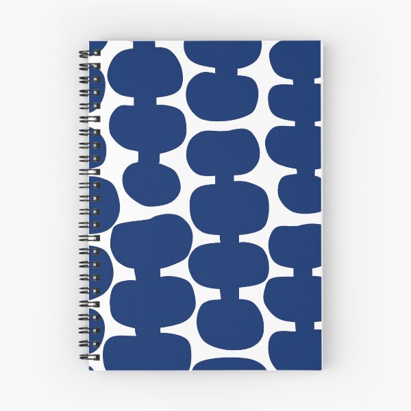 Item preview, Iconic Mid Century Modern Pattern in White and Royal Blue designed and sold by Deutschic.