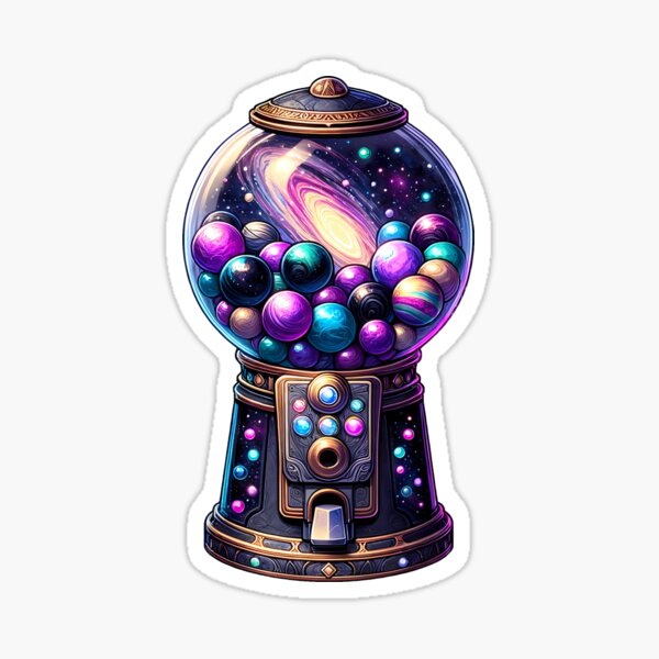 Item preview, Galaxy Gumball Machine designed and sold by JoyousnessShop.