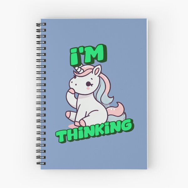 Item preview, I'm Thinking - Abby Incredible art for the unicorn lover in your life, great gift for daughters, girlfriends, wives and more designed and sold by 3DAF.