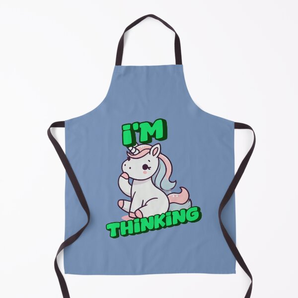 Item preview, I'm Thinking - Abby Incredible art for the unicorn lover in your life, great gift for daughters, girlfriends, wives and more designed and sold by 3DAF.