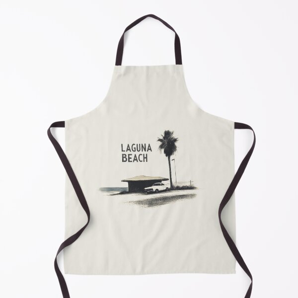Item preview, Vintage Coastal Vibes “Laguna Beach” Illustration designed and sold by Retro Travel Design.