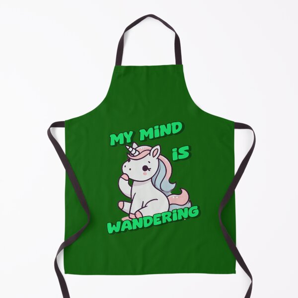 Item preview, My Mind is Wandering - Abby Incredible art for the unicorn lover in your life, great gift for daughters, girlfriends, wives and more designed and sold by 3DAF.