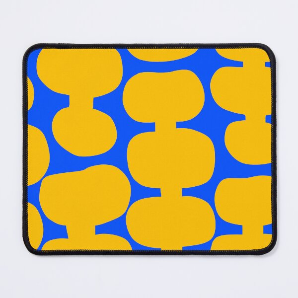 Item preview, Iconic Mid Century Modern Pattern in Blue and Yellow designed and sold by Deutschic.
