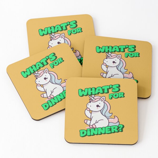 Item preview, What's for Dinner? - Abby Incredible art for the unicorn lover in your life, great gift for daughters, girlfriends, wives and more designed and sold by 3DAF.