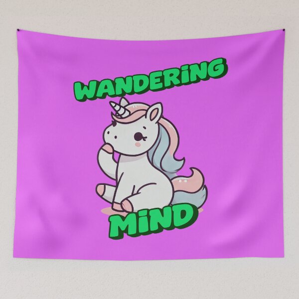 Item preview, Wandering Mind - Abby Incredible art for the unicorn lover in your life, great gift for daughters, girlfriends, wives and more designed and sold by 3DAF.