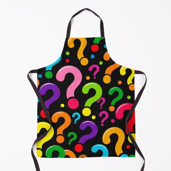 Item preview, PATTERN 013- BIG COLORED QUESTION MARKS - Gift items and personal use / Question Marks, Dots, Purple, Orange, Turquoise, Red, Pink, Green, Art designed and sold by LumDesignArt.