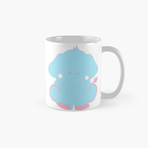 Item preview, Blue Pink Elephant designed and sold by happyandbubbly.