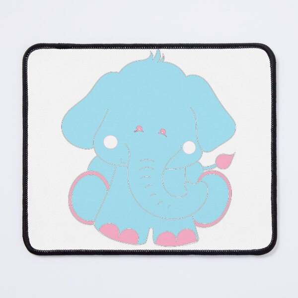 Item preview, Blue Pink Elephant designed and sold by happyandbubbly.
