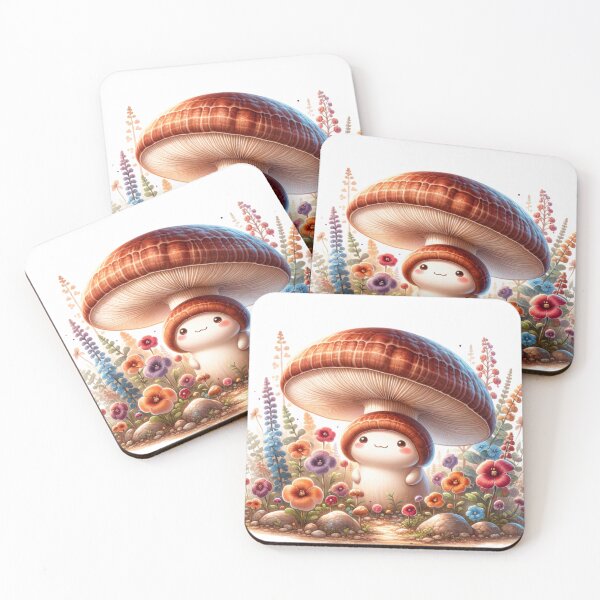 Item preview, Reishi Mushroom - Kawaii designed and sold by kimzie7124.