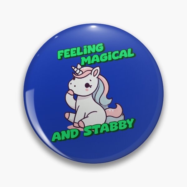 Item preview, Feeling Magical and Stabby - Abby Incredible art for the unicorn lover in your life, great gift for daughters, girlfriends, wives and more designed and sold by 3DAF.