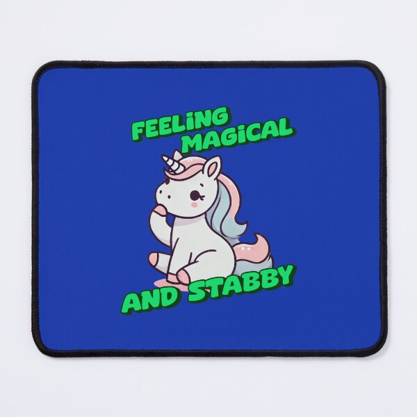 Item preview, Feeling Magical and Stabby - Abby Incredible art for the unicorn lover in your life, great gift for daughters, girlfriends, wives and more designed and sold by 3DAF.