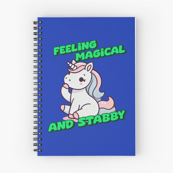 Item preview, Feeling Magical and Stabby - Abby Incredible art for the unicorn lover in your life, great gift for daughters, girlfriends, wives and more designed and sold by 3DAF.