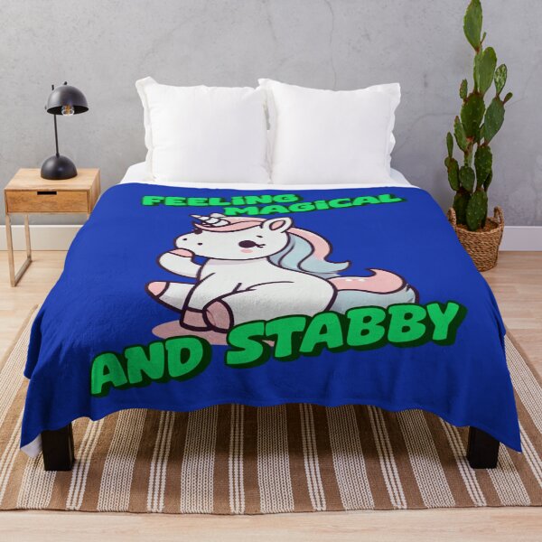 Item preview, Feeling Magical and Stabby - Abby Incredible art for the unicorn lover in your life, great gift for daughters, girlfriends, wives and more designed and sold by 3DAF.
