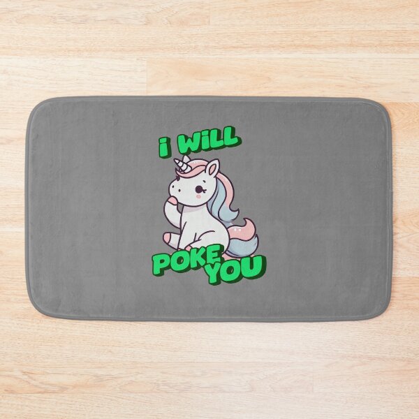 Item preview, Abby I Will Poke You - Abby Incredible art for the unicorn lover in your life, great gift for daughters, girlfriends, wives and more designed and sold by 3DAF.