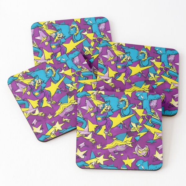 Item preview, Purple Stardom - Seamless Pattern designed and sold by Chubuter.