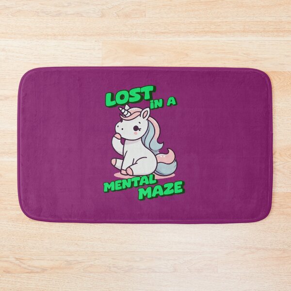 Item preview, Lost in a Mental Maze - Abby Incredible art for the unicorn lover in your life, great gift for daughters, girlfriends, wives and more designed and sold by 3DAF.