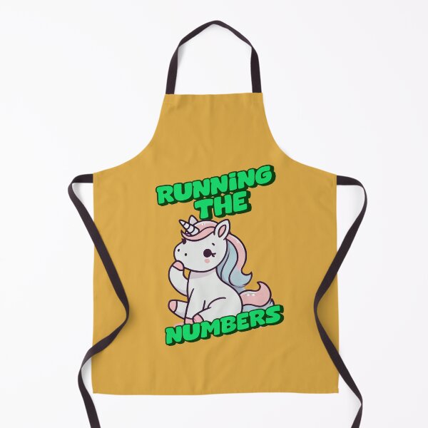 Item preview, Running the Numbers - Abby Incredible art for the unicorn lover in your life, great gift for daughters, girlfriends, wives and more designed and sold by 3DAF.