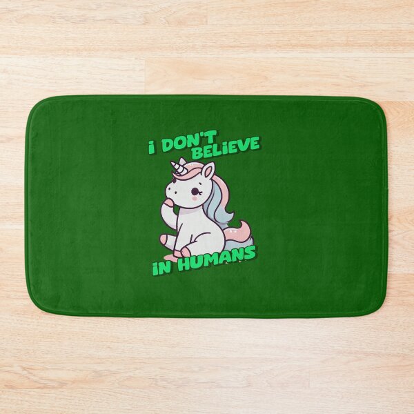 Item preview, Don't Believe in Humans - Abby Incredible art for the unicorn lover in your life, great gift for daughters, girlfriends, wives and more designed and sold by 3DAF.