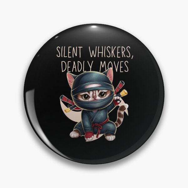 Item preview, Silent Whiskers, Deadly Moves designed and sold by wanessacreative.