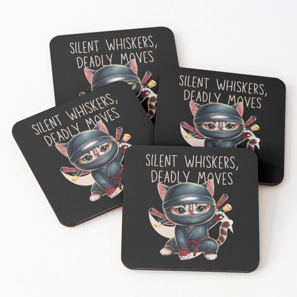 Item preview, Silent Whiskers, Deadly Moves designed and sold by wanessacreative.