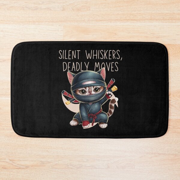 Item preview, Silent Whiskers, Deadly Moves designed and sold by wanessacreative.