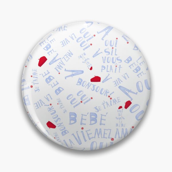 Item preview, French Language Graffiti Oui Oui Bonjour Ami saying quote  designed and sold by monpetitbijou.