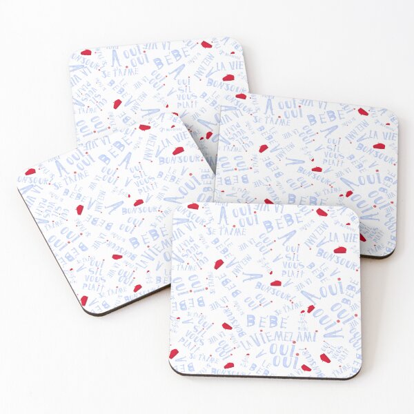 Item preview, French Language Graffiti Oui Oui Bonjour Ami saying quote  designed and sold by monpetitbijou.