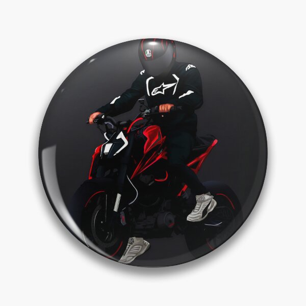Item preview, Ktm Biker illustration designed and sold by BrizzyArt.
