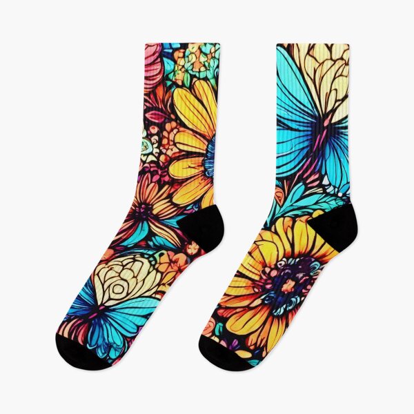 Item preview, Vibrant Floral Doodle Explosion designed and sold by Health And Fitness Posts e-Store.
