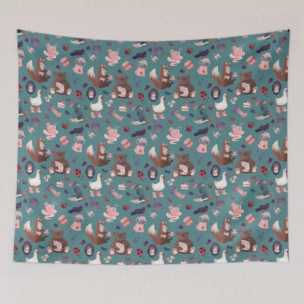 Item preview, Cottagecore Animal Party designed and sold by joymastron.