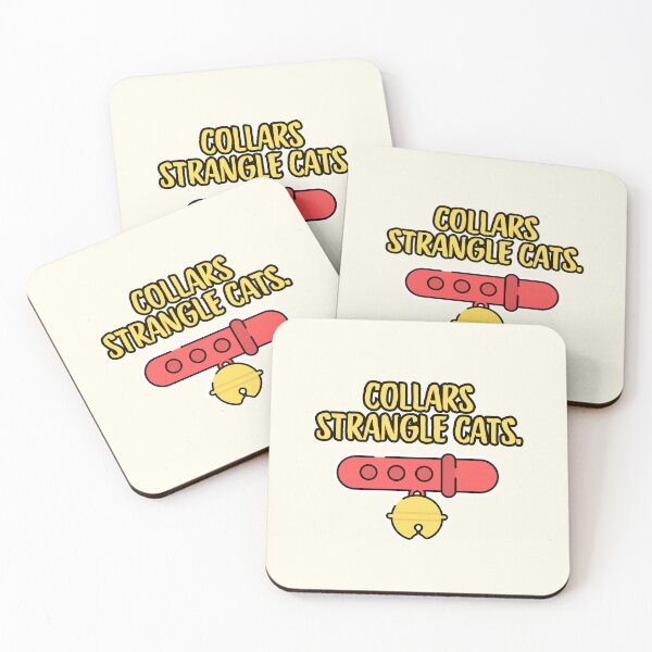 Item preview, Collars Strangle Cats. #catindoor #catcare #housecat #catsafety #catowners designed and sold by Anna Halasek.