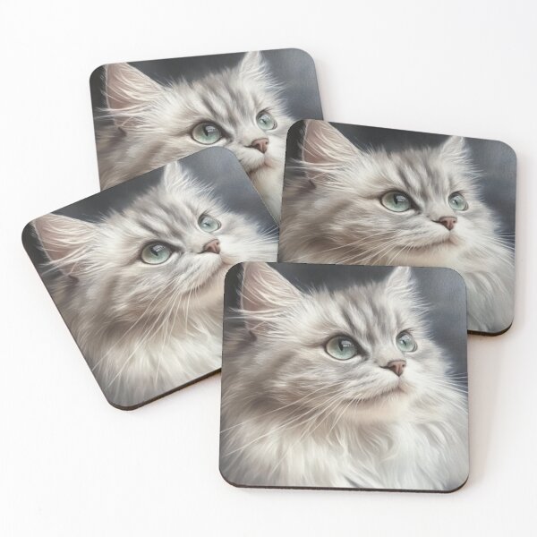 Item preview, white cat designed and sold by MasterpiecePets.