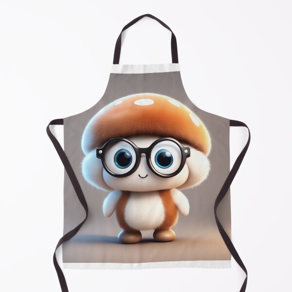 Item preview, Cute Mushroom Kid Wearing Glasses Cartoon Vector Icon Illustration designed and sold by hjian8219.