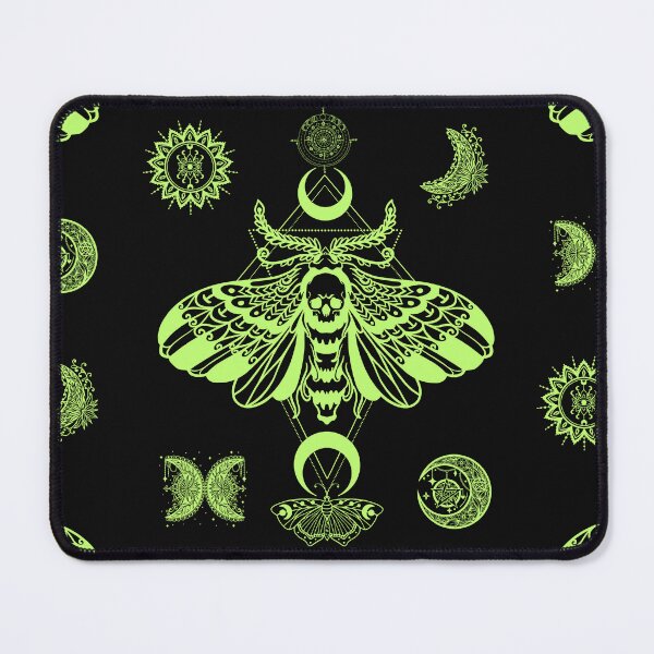 Item preview, Neon Green Death Moth Magical Moon Design designed and sold by EarthArtDesigns.