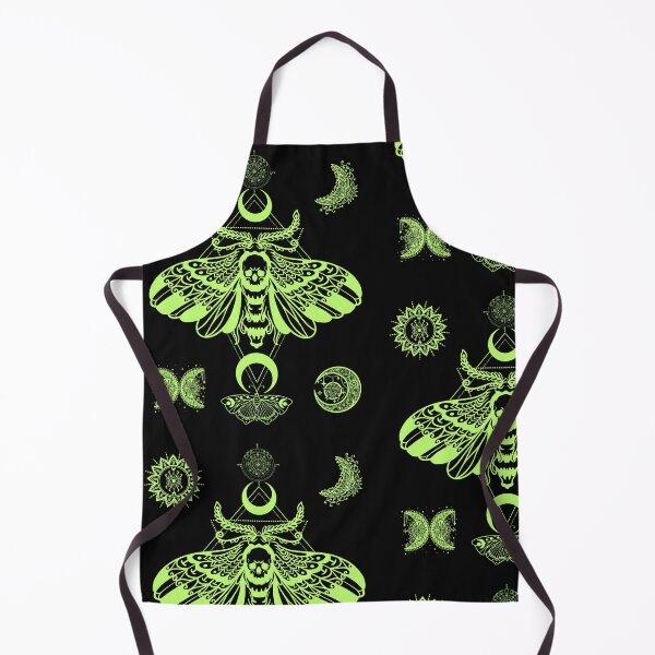 Item preview, Neon Green Death Moth Magical Moon Design designed and sold by EarthArtDesigns.