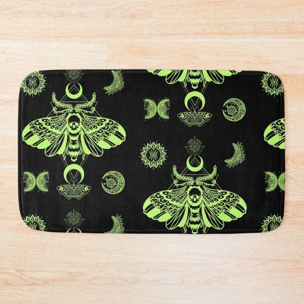 Item preview, Neon Green Death Moth Magical Moon Design designed and sold by EarthArtDesigns.