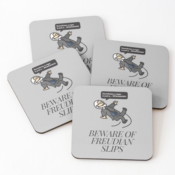 Item preview, Funny Psychology Joke Sigmund Freud - Beware of Freudian Slips designed and sold by Articles & Anecdotes.