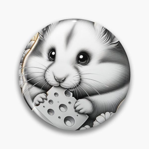 Item preview, Hamster Eating Cheese designed and sold by kimzie7124.