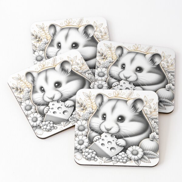 Item preview, Hamster Eating Cheese designed and sold by kimzie7124.