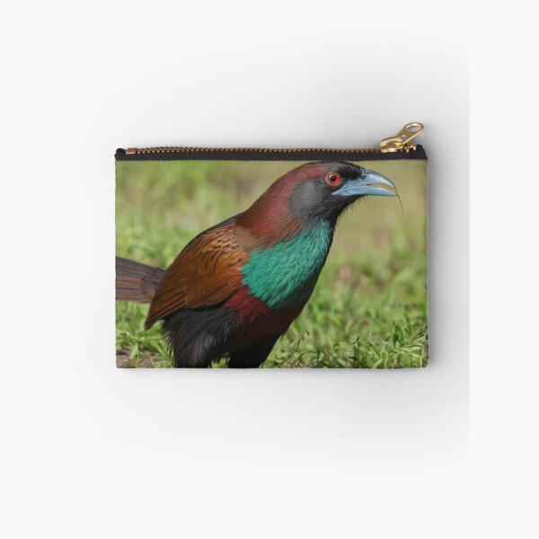 Item preview, Multi Colored Green Billed Coucal designed and sold by laguitan10.
