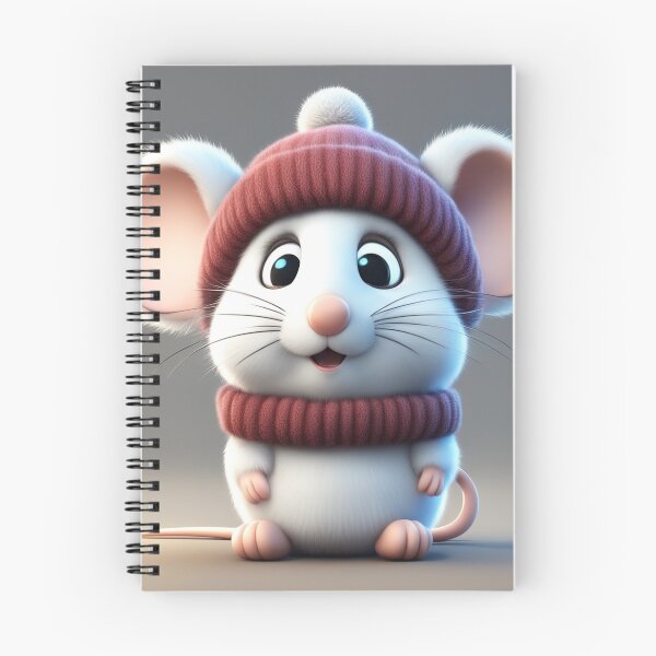 Item preview, Cute Mouse Wearing Beanie Hat Winter Cartoon Vector Icon Illustration designed and sold by hjian8219.
