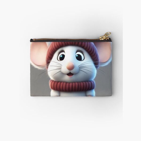 Item preview, Cute Mouse Wearing Beanie Hat Winter Cartoon Vector Icon Illustration designed and sold by hjian8219.