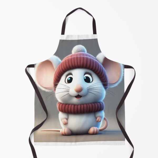 Item preview, Cute Mouse Wearing Beanie Hat Winter Cartoon Vector Icon Illustration designed and sold by hjian8219.