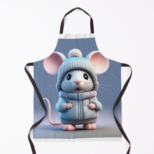 Item preview, Cute Mouse Wearing Beanie Hat Winter Cartoon Vector Icon Illustration designed and sold by hjian8219.