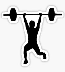 weightlifter Sticker