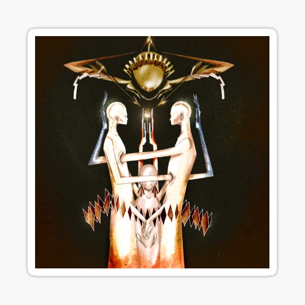 The lovers Sticker