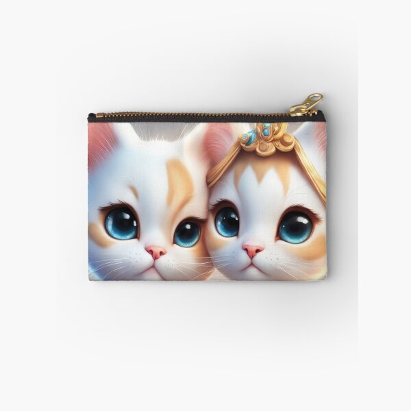 Item preview, Cute Cat Couple Playing Cartoon Vector Icon Illustration designed and sold by hjian8219.
