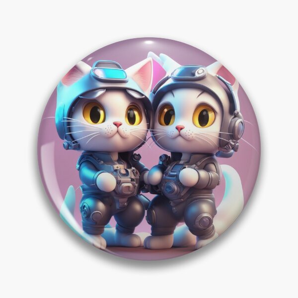 Item preview, Cute Cat Couple Playing Cartoon Vector Icon Illustration designed and sold by hjian8219.