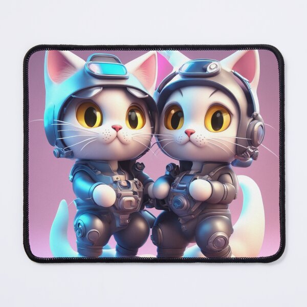 Item preview, Cute Cat Couple Playing Cartoon Vector Icon Illustration designed and sold by hjian8219.