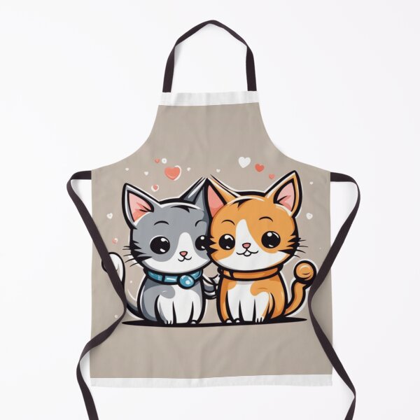 Item preview, Cute Cat Couple Playing Cartoon Vector Icon Illustration designed and sold by hjian8219.